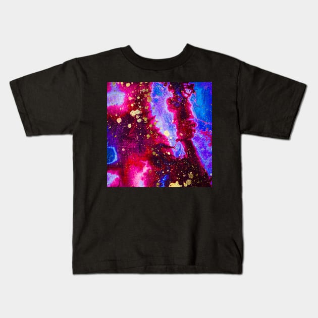 Premium Colorful Marble Inkscape Kids T-Shirt by TheSkullArmy